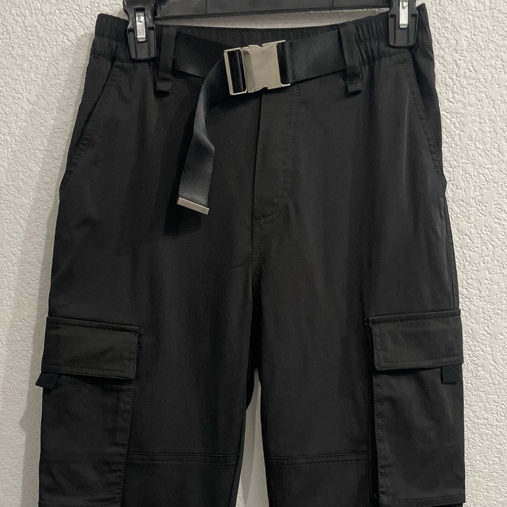 Bershka Buckle Cargo Joggers Two Pair Set